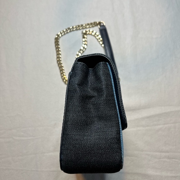 MICHAEL KORS Sloan Signature Denim Chain Strap Small Shoulder Crossbody Bag - Picture 4 of 12